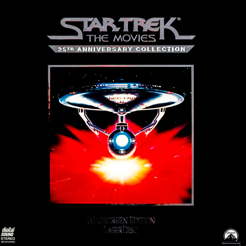 Black Star Trek The Movies 25th Anniversary Collection LaserDisc box