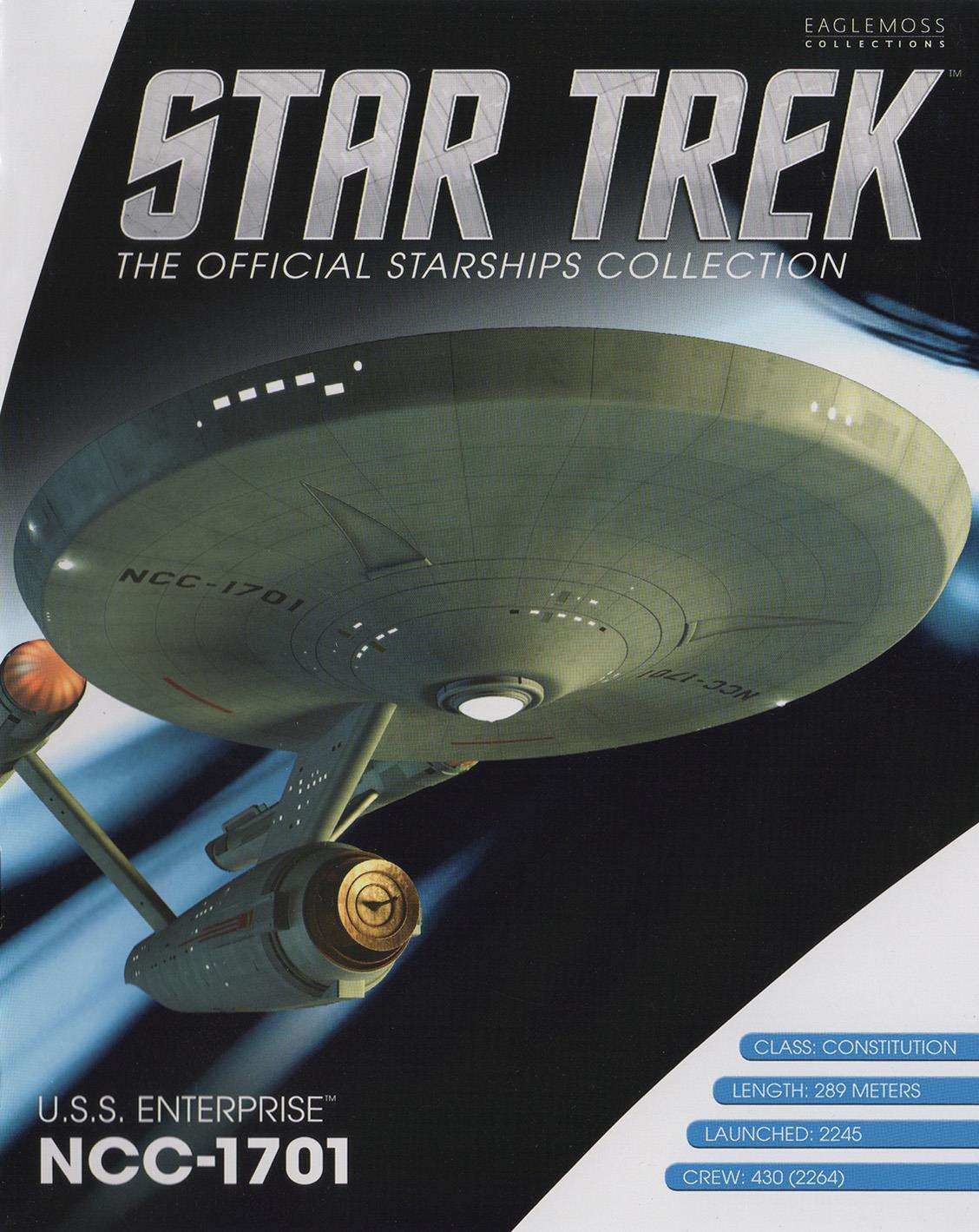 Eaglemoss U.S.S. Enterprise NCC-1701 Original Series standard model