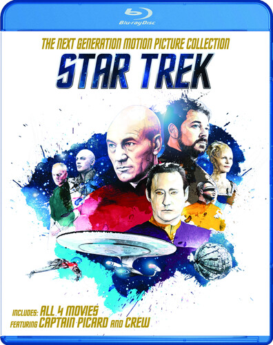 Star Trek The Next Generation Motion Picture Collection Blu-ray cover