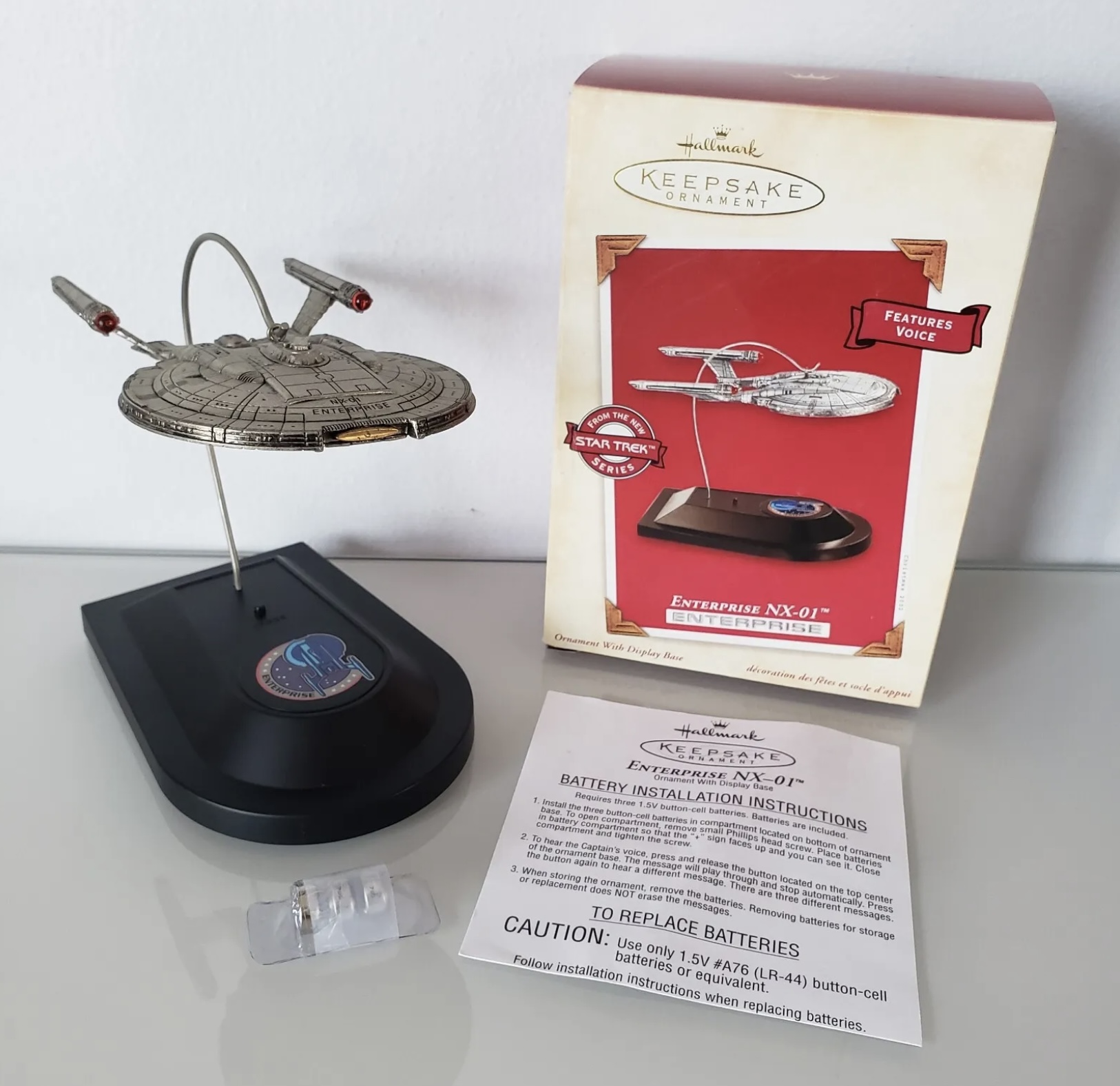 2002 Hallmark Keepsake Enterprise NX-01 ornament
