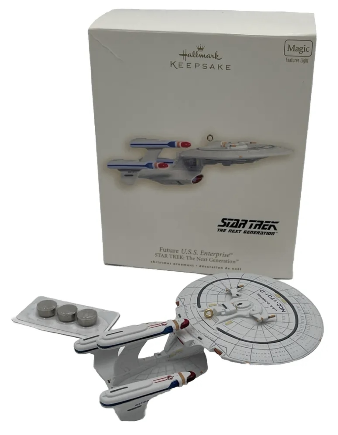 2007 Hallmark Keepsake Future U.S.S. Enterprise NCC-1701-D ornament
