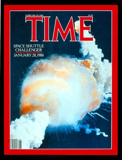 Cover of Time, February 10, 1986 Challenger issue