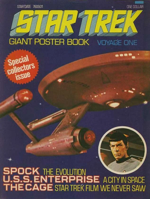Cover of Star Trek Giant Poster Book Voyage One