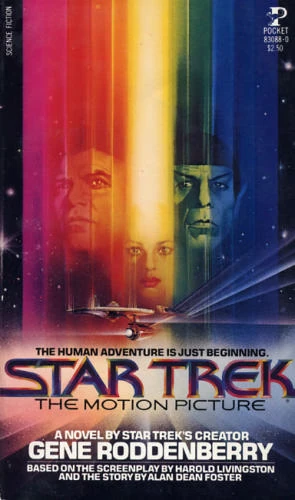 Paperback cover of Star Trek: The Motion Picture novelization