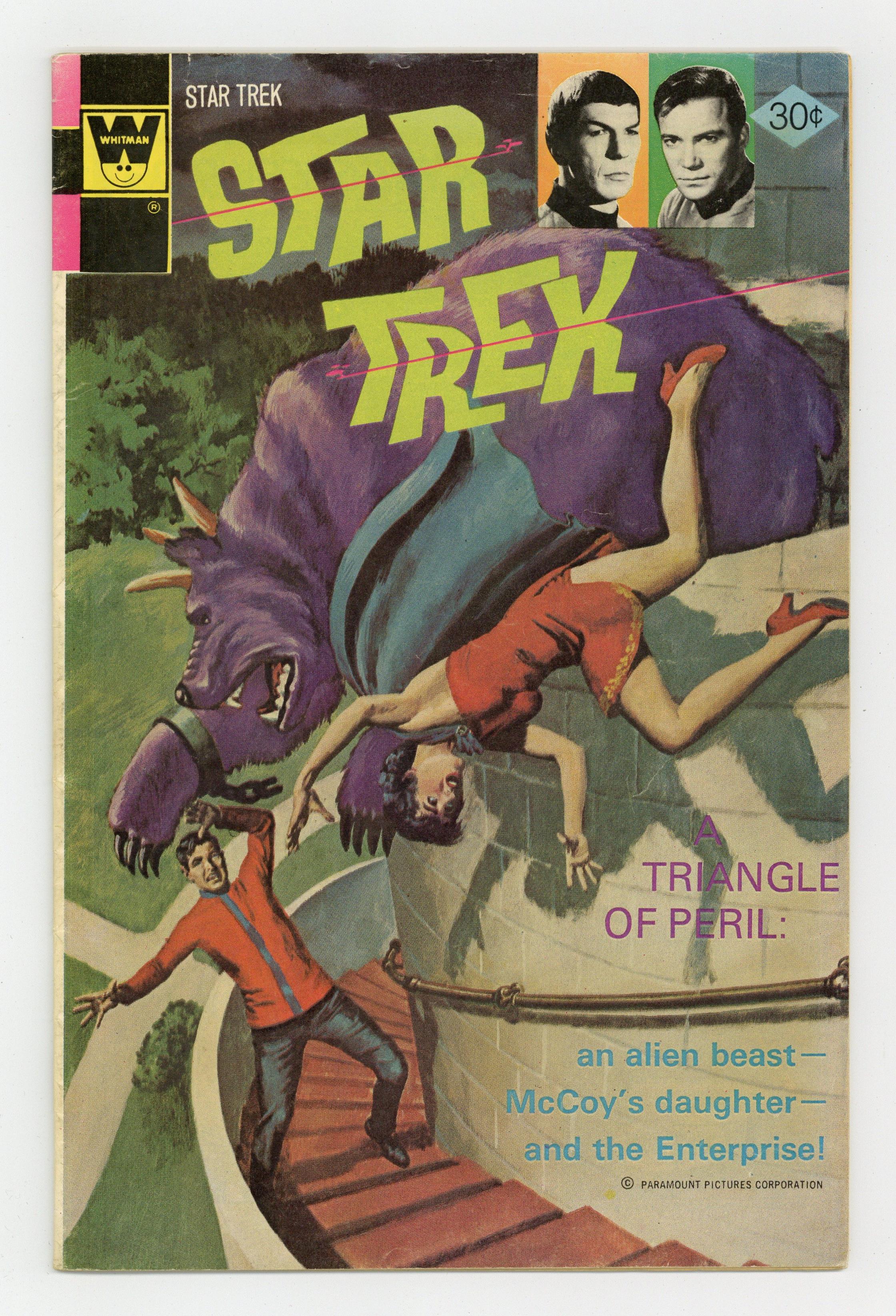 Cover of Star Trek #40: A Triangle of Peril
