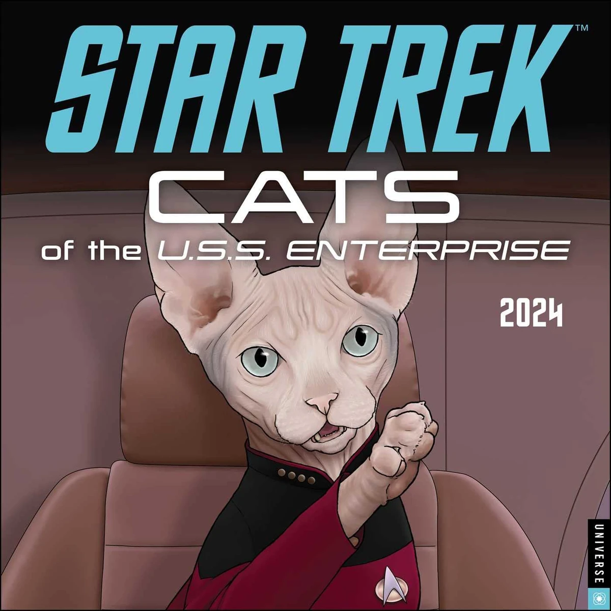 Cover of Star Trek: Cats 2024 Wall Calendar