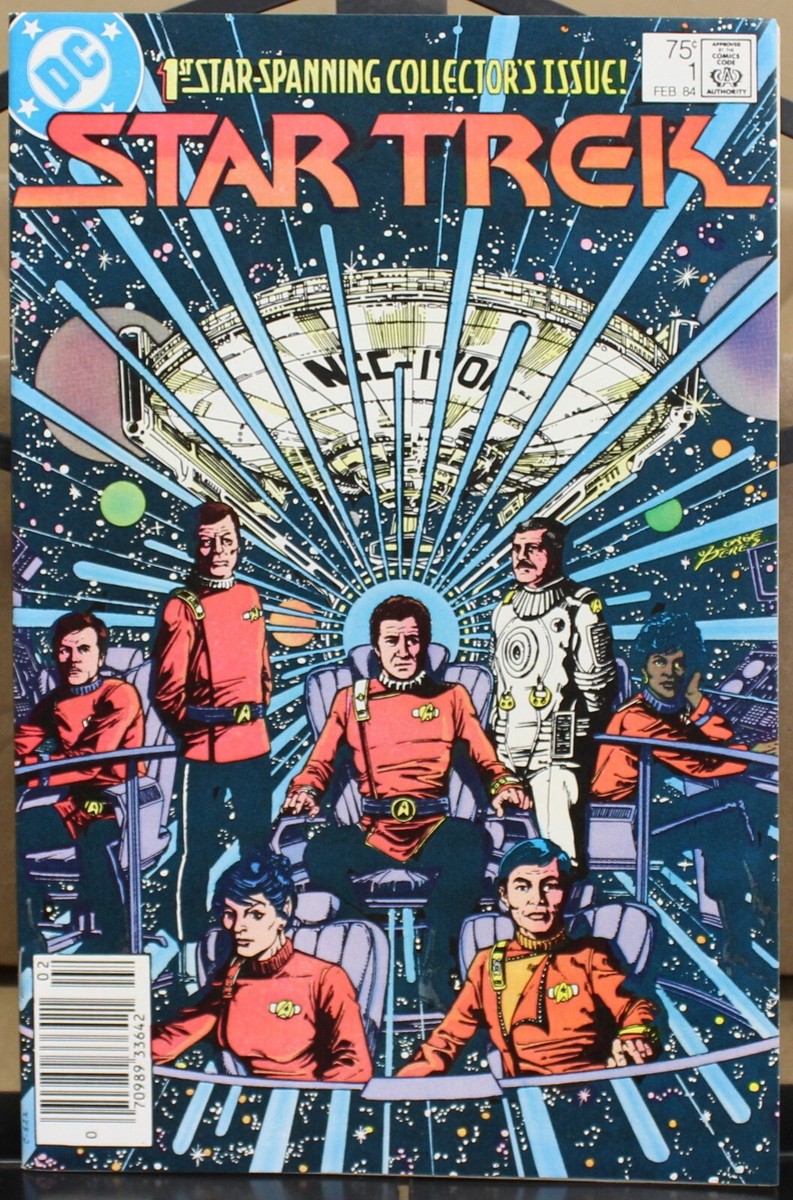Cover of Star Trek #1, DC Comics, February 1984
