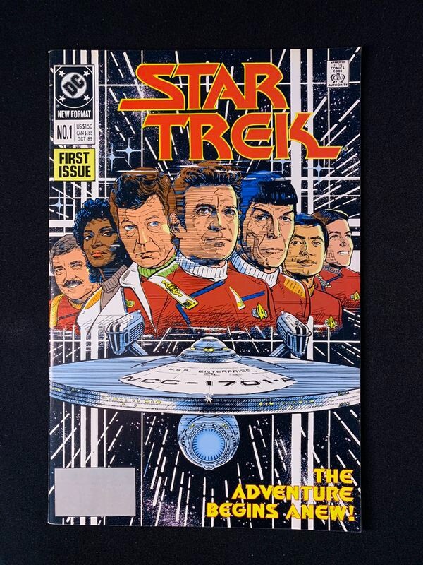 Cover of Star Trek #1, DC Comics, October 1989
