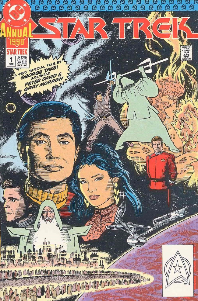 Cover of Star Trek Annual #1, 1990