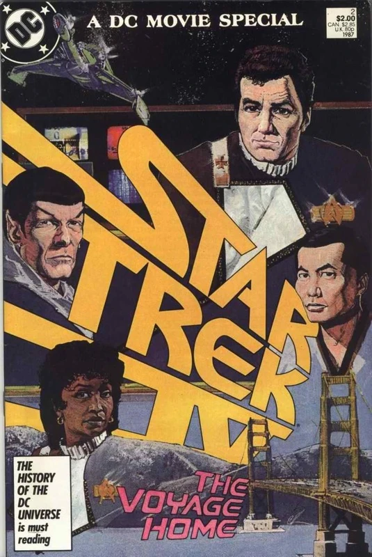 Cover of Star Trek IV: The Voyage Home comic adaptation