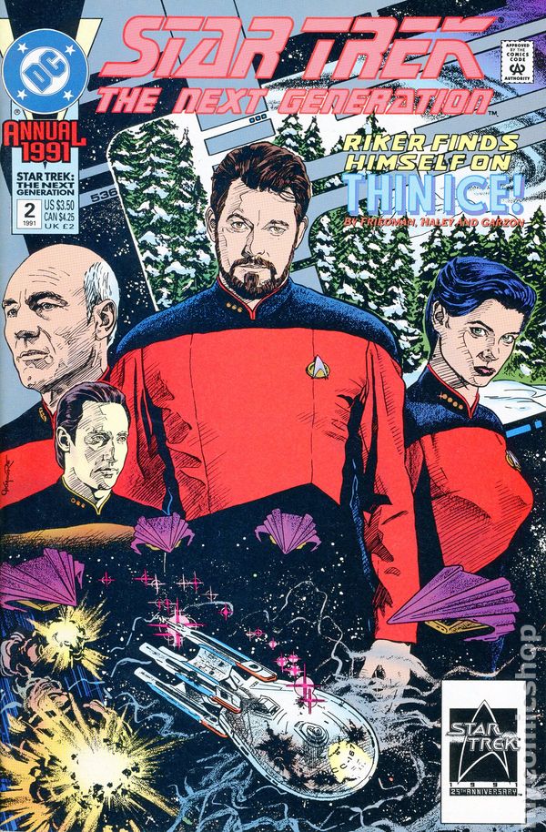 Cover of Star Trek: The Next Generation Annual #2, Thin Ice