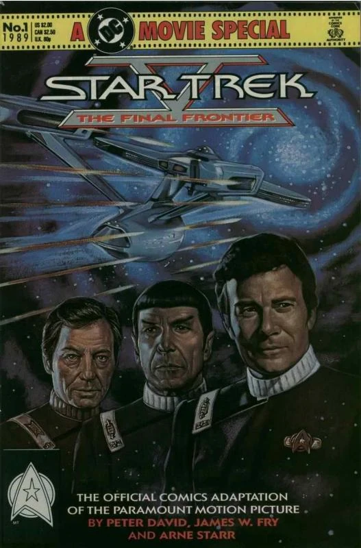 Cover of Star Trek V: The Final Frontier comic adaptation
